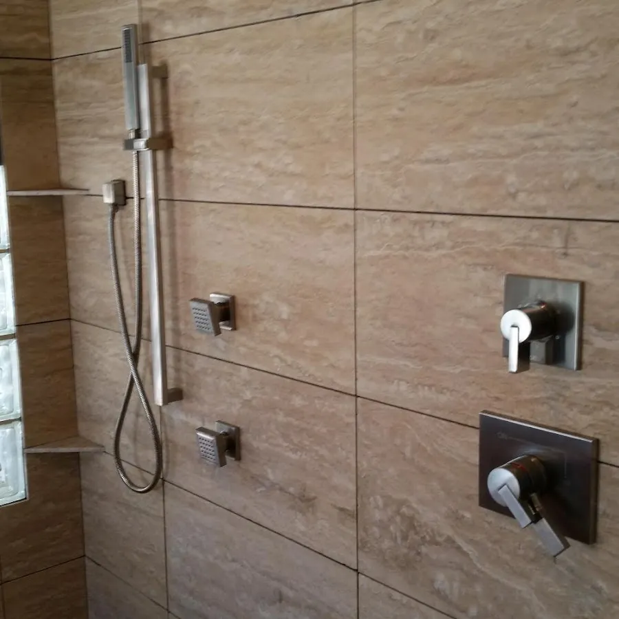 Shower fixture installation for Water Heater Replacement in Caledonia